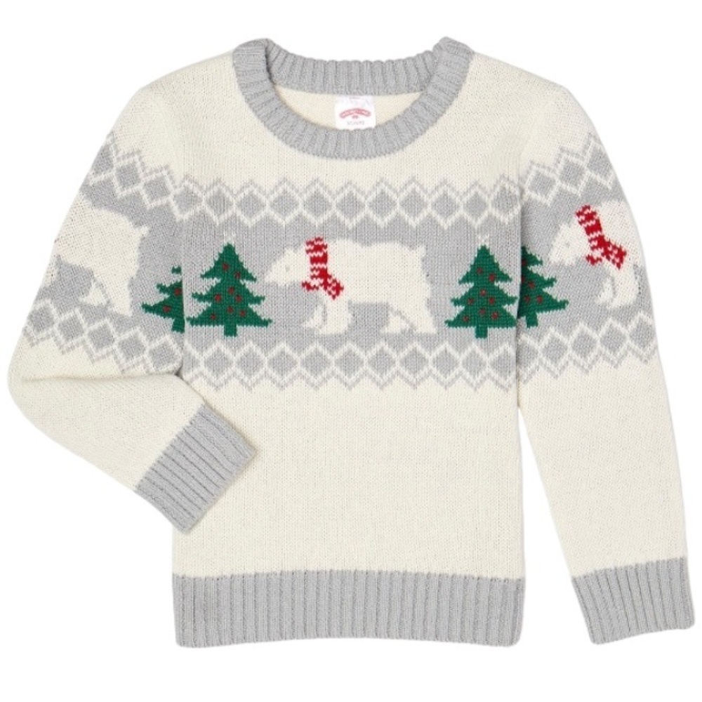 Holiday Time Christmas Polar Bear Sweater Size 3T